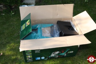 Tondeuse sans fil Rotak 37 LI Bosch © Zone Outillage