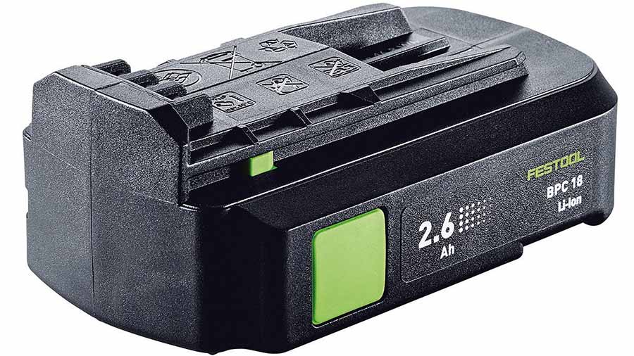 Batterie Festool BPC 18 Li 2,6 Ah prix pas cher Batterie Festool BPC 18 Li 2,6 Ah prix pas cher