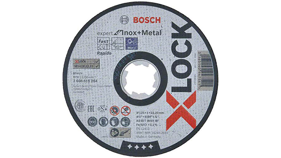 Disque à tronçonner X-LOCK Expert for Inox and Metal 2608619264 Bosch