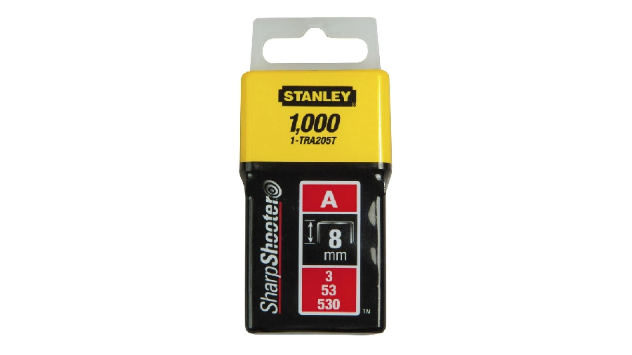 Agrafes 8 mm type A Stanley 1-TRA205T Agrafes 8 mm type A Stanley 1-TRA205T
