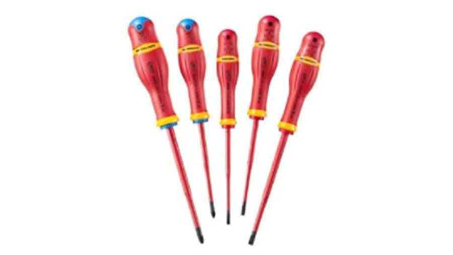 jeu de 5 tournevis à lames ultra fines isolés 1000 volts ATD.J5TVEPB FACOM