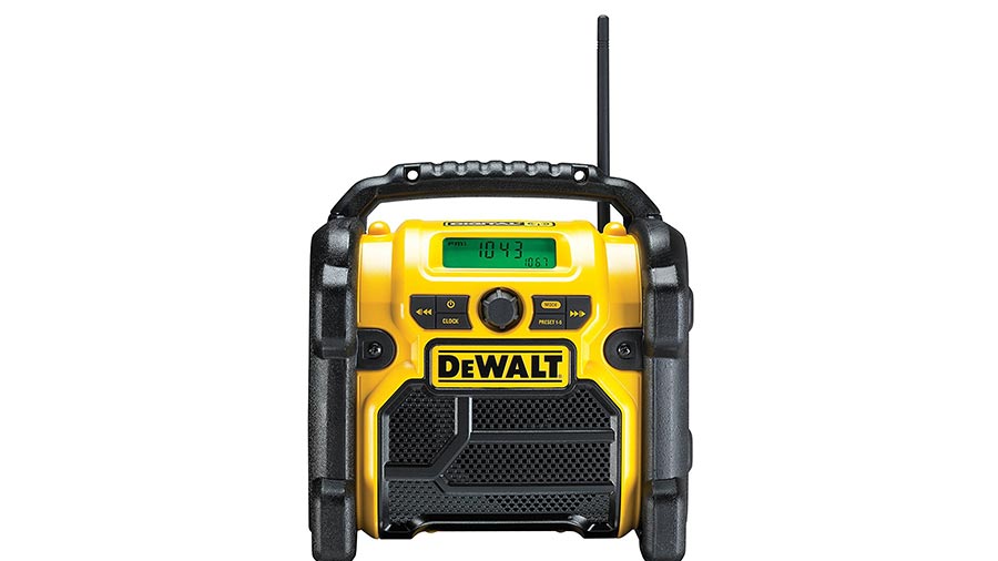 Test complet : Radio de chantier DEWALT DCR020-QW