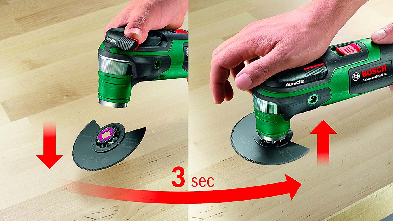 Découpeur-ponceur AdvancedMulti 18 Syneon Découpeur-ponceur AdvancedMulti 18 Syneon