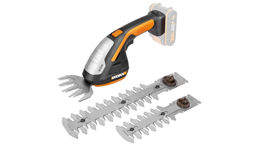 Cisaille à arbustes et à herbes WORX 20 V WG801E.9 Cisaille à arbustes et à herbes WORX 20 V WG801E.9