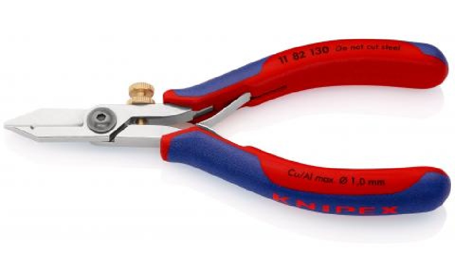 Ciseau à dénuder pour l'électronique KNIPEX 11 82 130 Ciseau à dénuder pour l'électronique KNIPEX 11 82 130