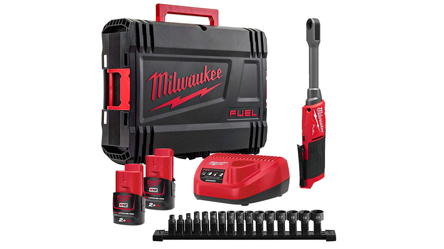 Clé à cliquet traversante M12 FUEL M12 FPTR-202X 4933480754 Milwaukee Clé à cliquet traversante M12 FUEL M12 FPTR-202X 4933480754 Milwaukee