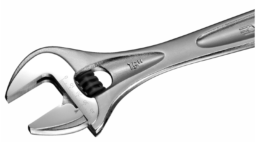 Clé à molette chromée Facom 113A.4C Clé à molette chromée Facom 113A.4C