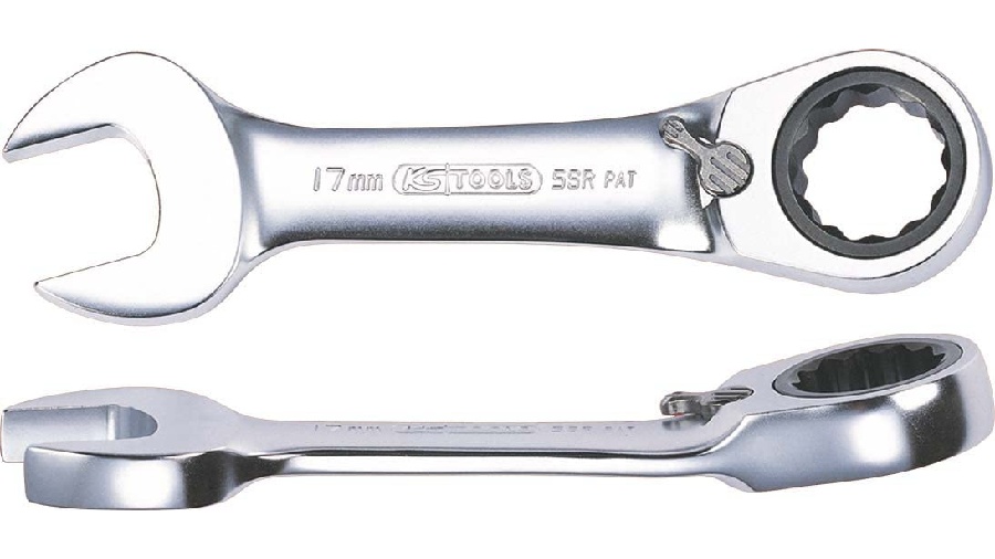 Clé mixte courte à cliquet réversible GEARplus KS Tools 503.4639