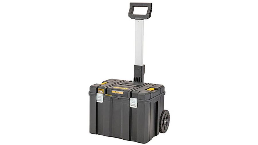 coffret DWST83347-1 TSTAK IP54 DEWALT grande contenance mobile avec poignée télescopique