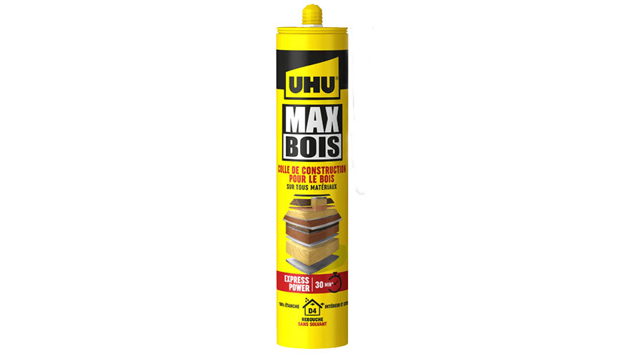 Colle UHU MAX BOIS cartouche 300 g 7002049 Colle UHU MAX BOIS cartouche 300 g 7002049