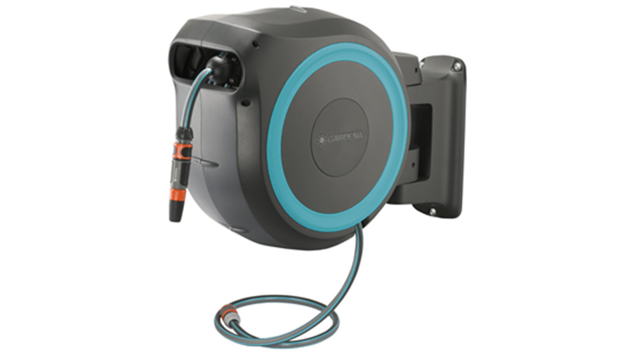 Dévidoir automatique GARDENA mural RollUp M/L 25 m 18620-20