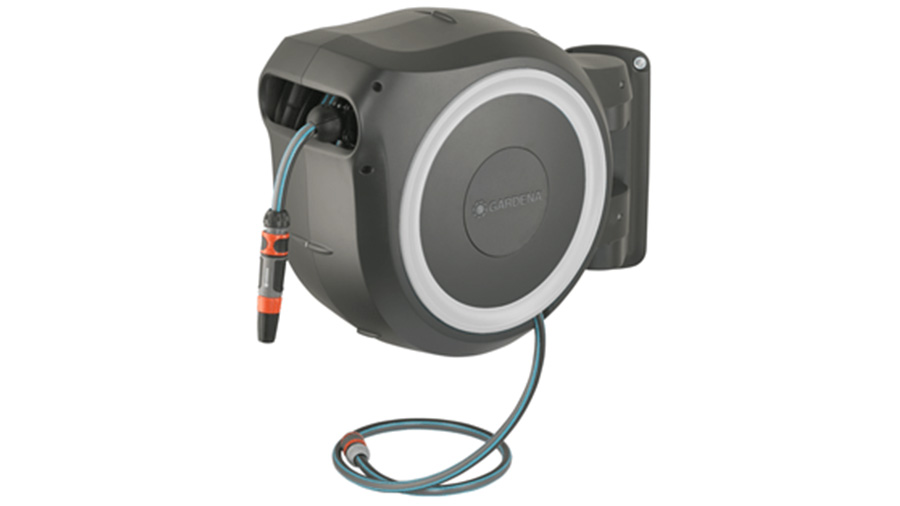 Dévidoir automatique GARDENA mural RollUp XL 35 m 18632-20