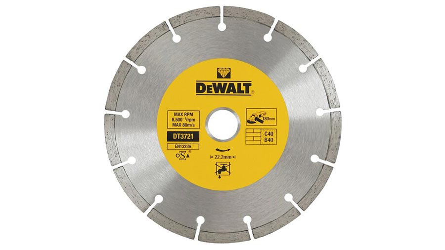 Disque frité segmenté pour matériaux de construction et béton DT3721-QZ Dewalt Disque frité segmenté pour matériaux de construction et béton DT3721-QZ Dewalt