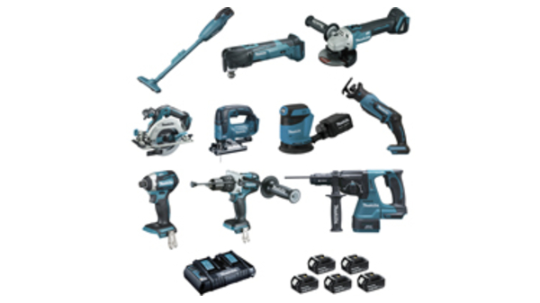 Ensemble de 10 machines Makita DLX1011PTJ Ensemble de 10 machines Makita DLX1011PTJ