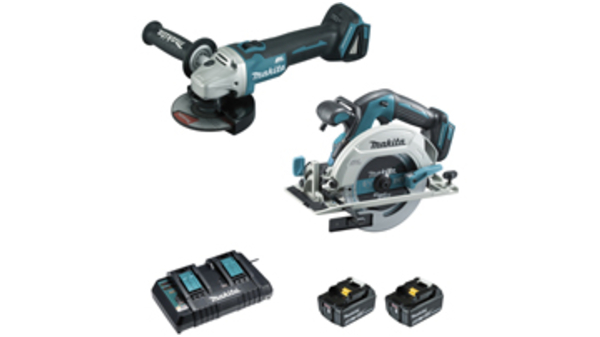 Ensemble de 2 machines Makita DLX2277PTJ