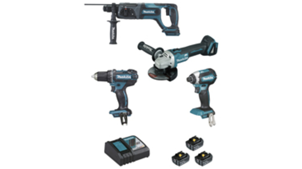 Ensemble de 4 machines Makita DLX4080TX1