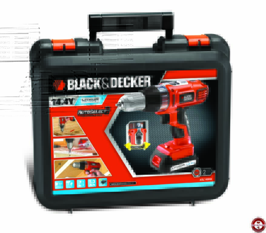 Perceuse-visseuse sans fil ASL146BK1H Black&Decker