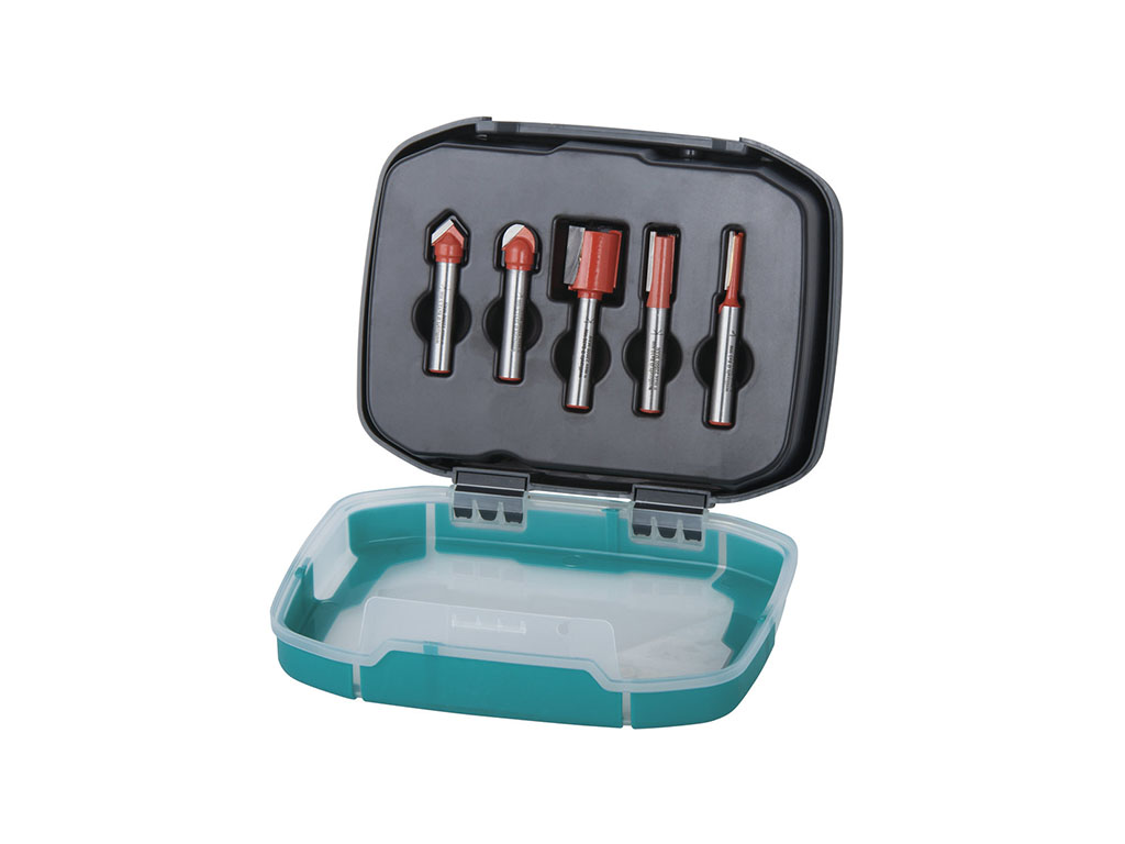 kit de fraise à rainurer Wolfcraft pour défonceuse