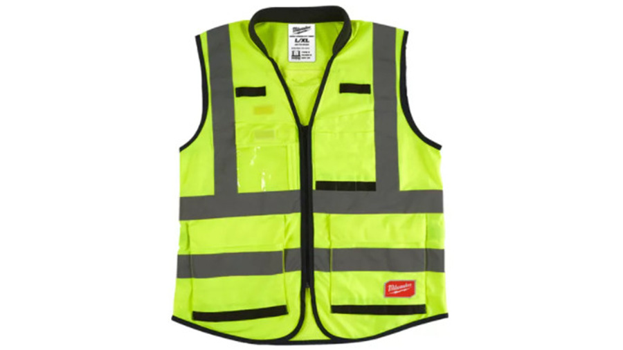 gilet haute visibilité Milwaukee 4932471896 Premium Jaune L/XL gilet haute visibilité Milwaukee 4932471896 Premium Jaune L/XL