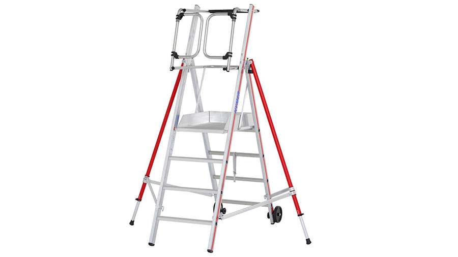 Échelle à plateforme Hymer Protect 848308 Échelle à plateforme Hymer Protect 848308