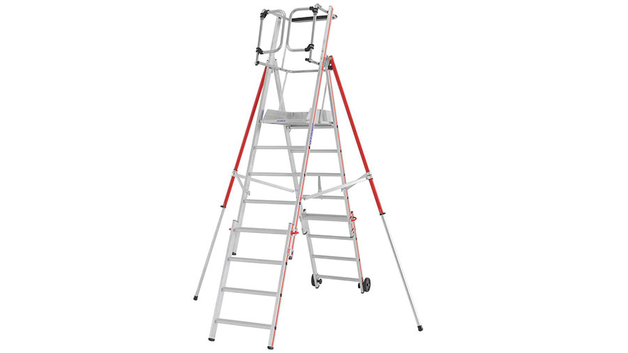 Échelle à plateforme Hymer Protect + 848408 Échelle à plateforme Hymer Protect + 848408