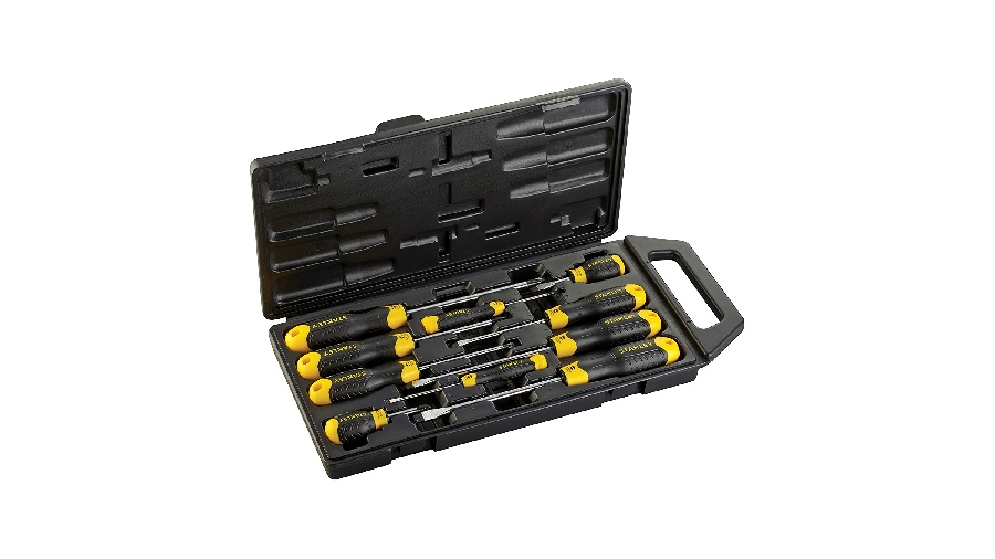 Jeu de 10 Tournevis cushion grip Stanley 2-65-005