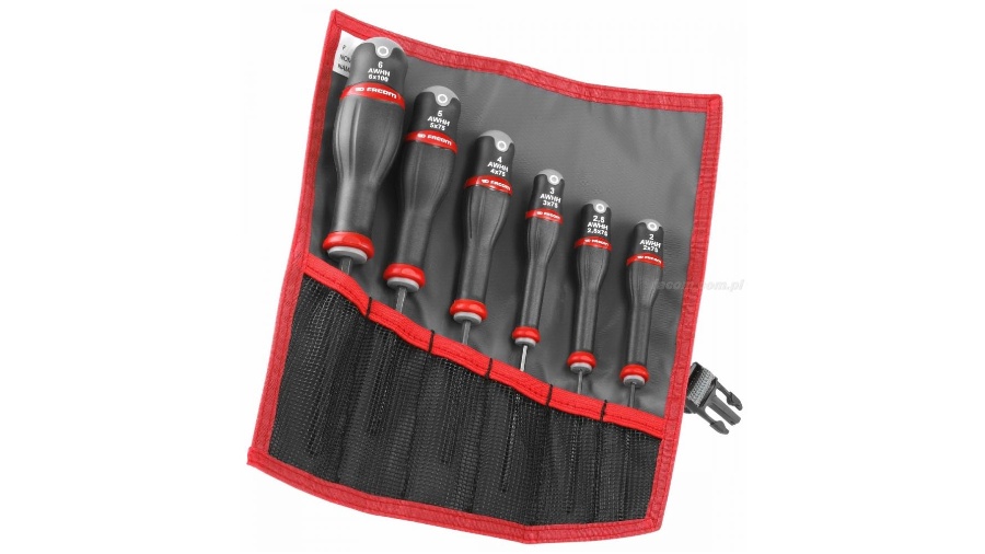 Jeu de 6 tournevis mâles Facom AWHHJT6 Jeu de 6 tournevis mâles Facom AWHHJT6