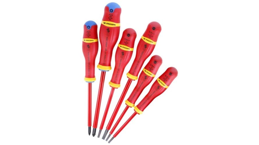 Jeu de 6 tournevis Protwist Facom ADVE.J6PB Jeu de 6 tournevis Protwist Facom ADVE.J6PB