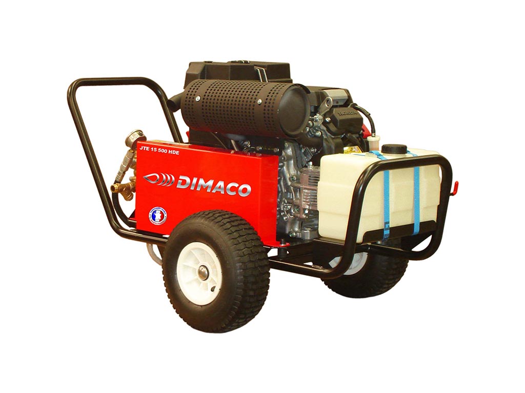 Nettoyeur Haute Pression Moteur Essence 24 CV DIMACO JTE 15 500 HDE