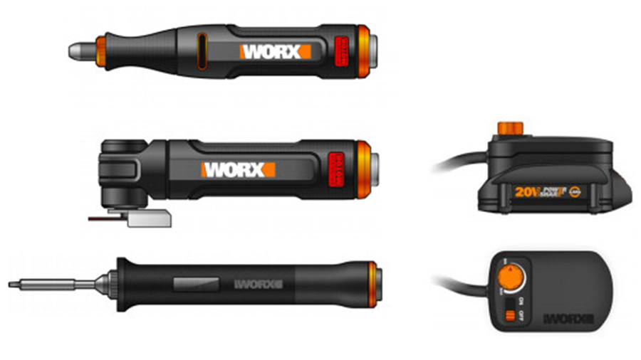 Kit d'outils rotatifs sans fil WORX MAKERX WX991