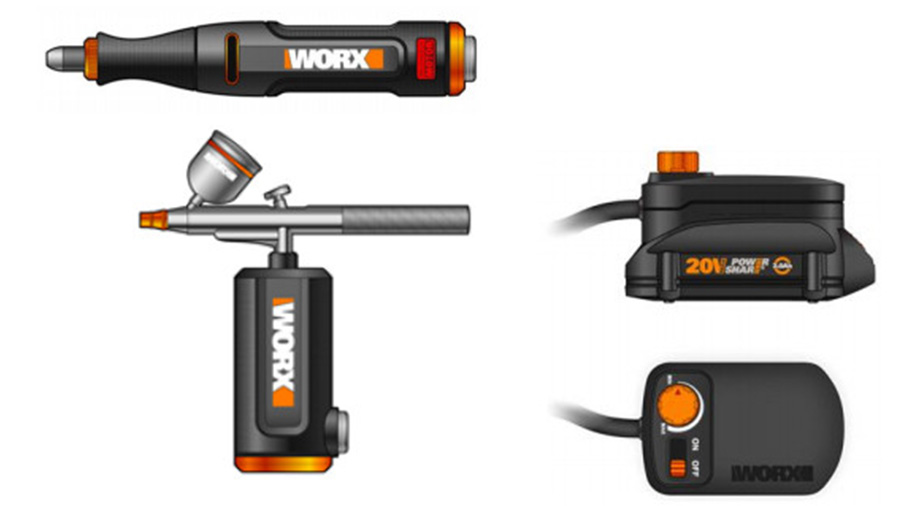 Kit d'outils rotatifs sans fil WORX MAKERX WX992
