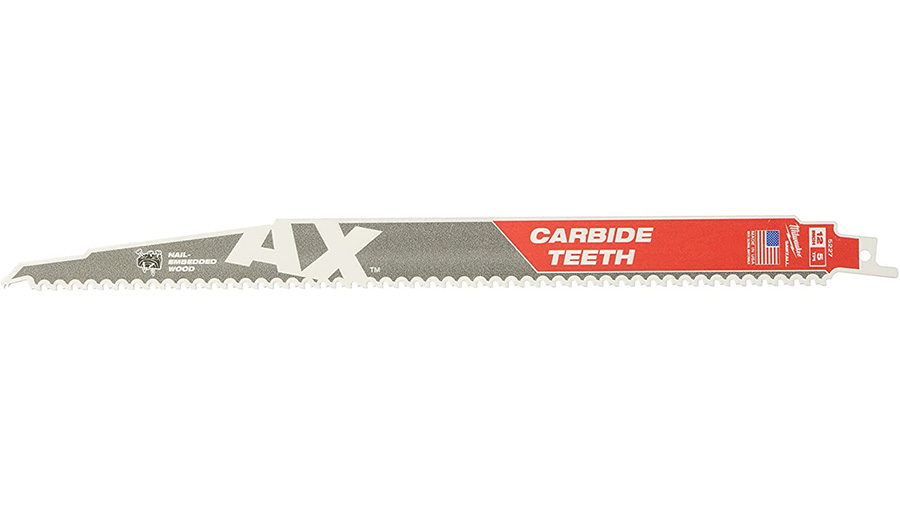 lame de scie sabre Milwaukee carbure heavy duty AX 48005227 lame de scie sabre Milwaukee carbure heavy duty AX 48005227