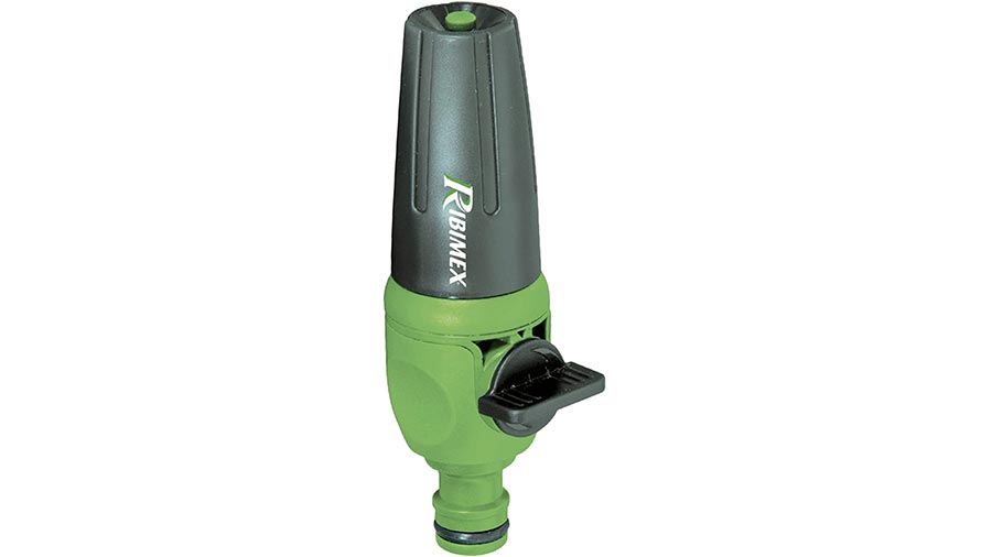 lance d’arrosage à jet et débit réglable avec vanne d’arrêt PRA TB 1313 Ribimex