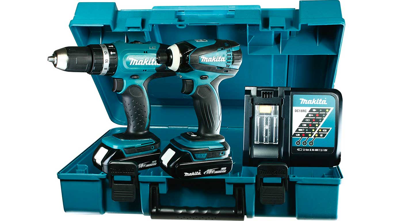 Makita Set 18V DHP453, DTD146 et DLX2020Y Makita Set 18V DHP453, DTD146 et DLX2020Y