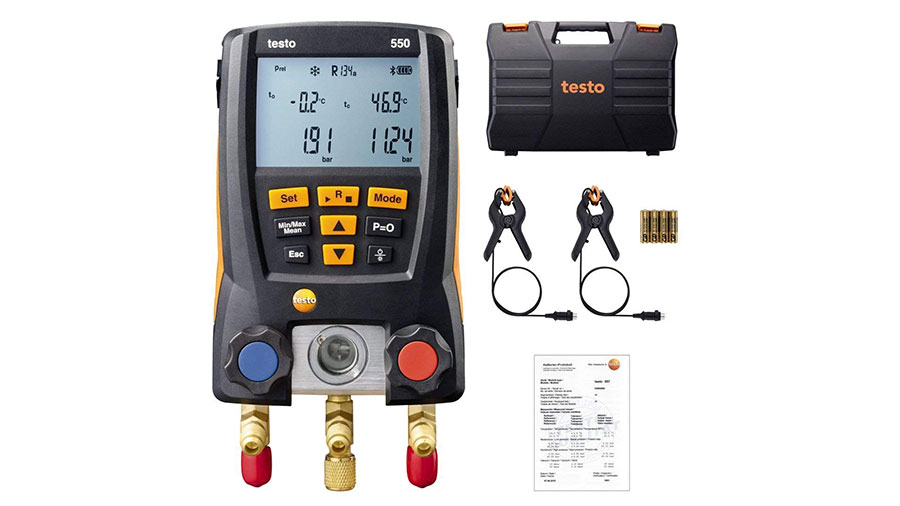 Test complet : Manomètre froid électronique Testo 550