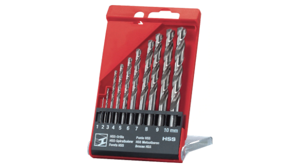 Mèche hélicoïdale HILTI HSS 1-10 (10) jeu Mèche hélicoïdale HILTI HSS 1-10 (10) jeu