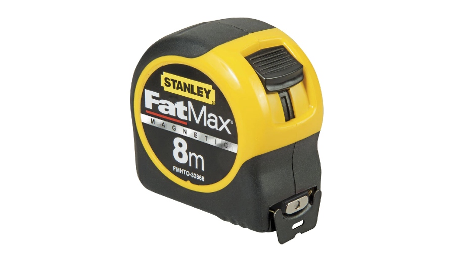 Mètre à Ruban STANLEY FATMAX - 13 Mm De Large - Portée 90 Cm - Boîtier ABS Anti-choc - Porte-clés