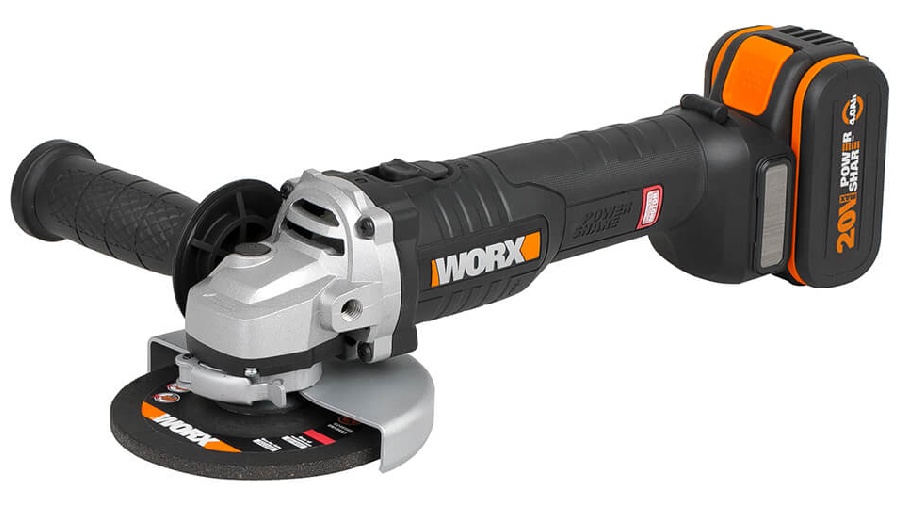 Meuleuse d'angle sans fil WORX 125 mm x 22,2 mm WX812