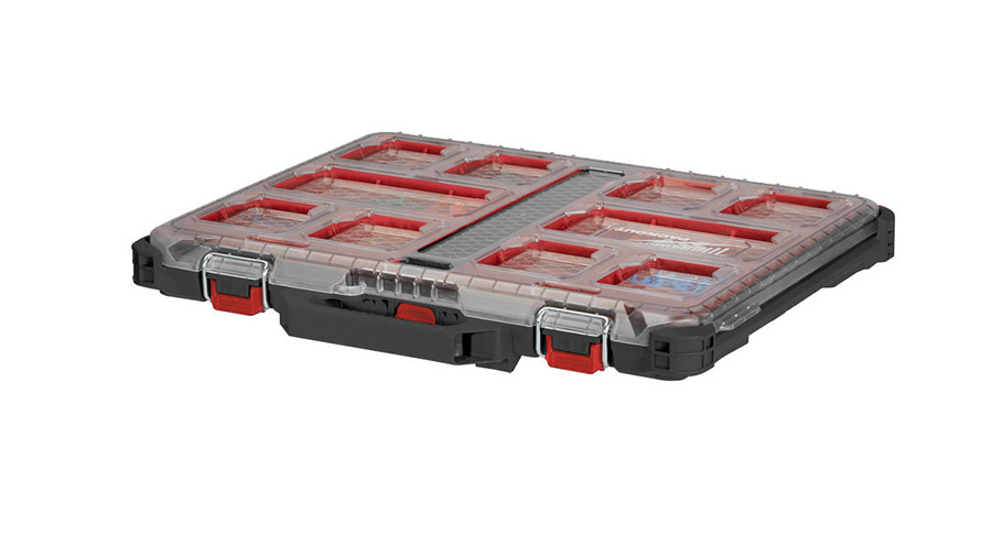 Organiseur Milwaukee Slim 10 casiers PACKOUT Organiseur Milwaukee Slim 10 casiers PACKOUT