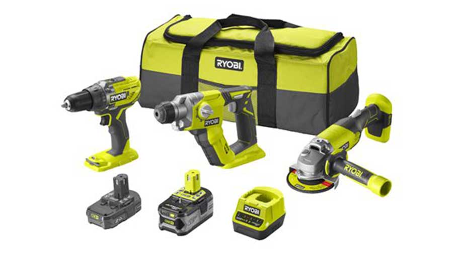 Pack 3 machines sans fil Ryobi 18 V RCK183C-242S Pack 3 machines sans fil Ryobi 18 V RCK183C-242S