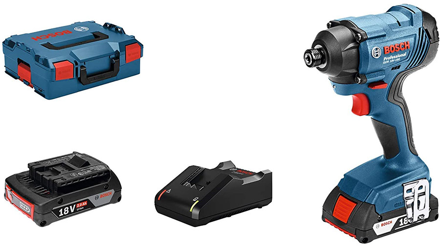 Visseuse à chocs sans fil 18 V Bosch Professional GDR 18V-160 06019G5100 Visseuse à chocs sans fil 18 V Bosch Professional GDR 18V-160 06019G5100