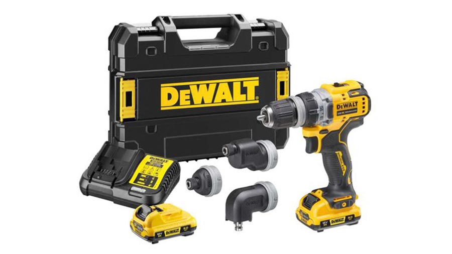 Perceuse visseuse sans fil à têtes multiples XR 12 V 3,0 Ah DCD703L2T-QW Dewalt Perceuse visseuse sans fil à têtes multiples XR 12 V 3,0 Ah DCD703L2T-QW Dewalt