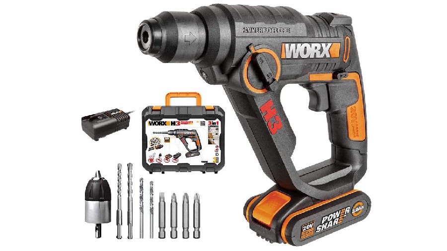 Perceuse-visseuse à percussion sans fil WORX 20 V WX390 Perceuse-visseuse à percussion sans fil WORX 20 V WX390