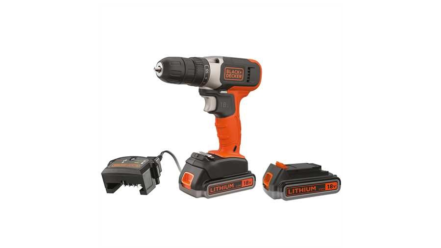 Perceuse-visseuse sans fil BLACK+DECKER BCD001E2K-QW