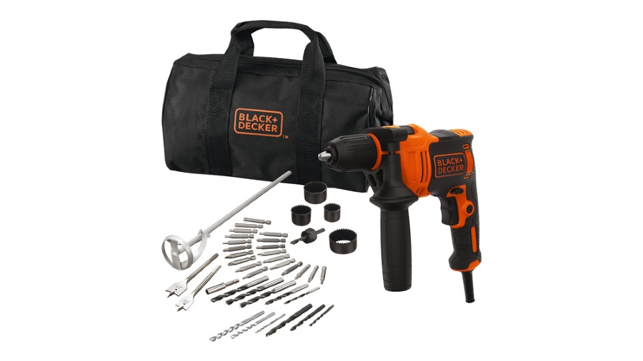 Perceuse à percussion filaire BLACK+DECKER BEH710SA40-QS Perceuse à percussion filaire BLACK+DECKER BEH710SA40-QS
