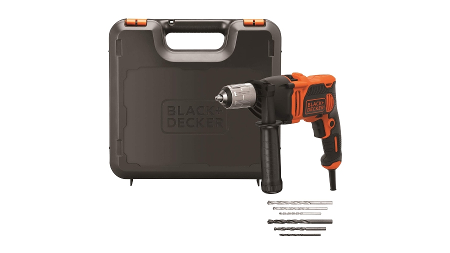 Perceuse à percussion filaire BLACK+DECKER BEH850K-QS Perceuse à percussion filaire BLACK+DECKER BEH850K-QS