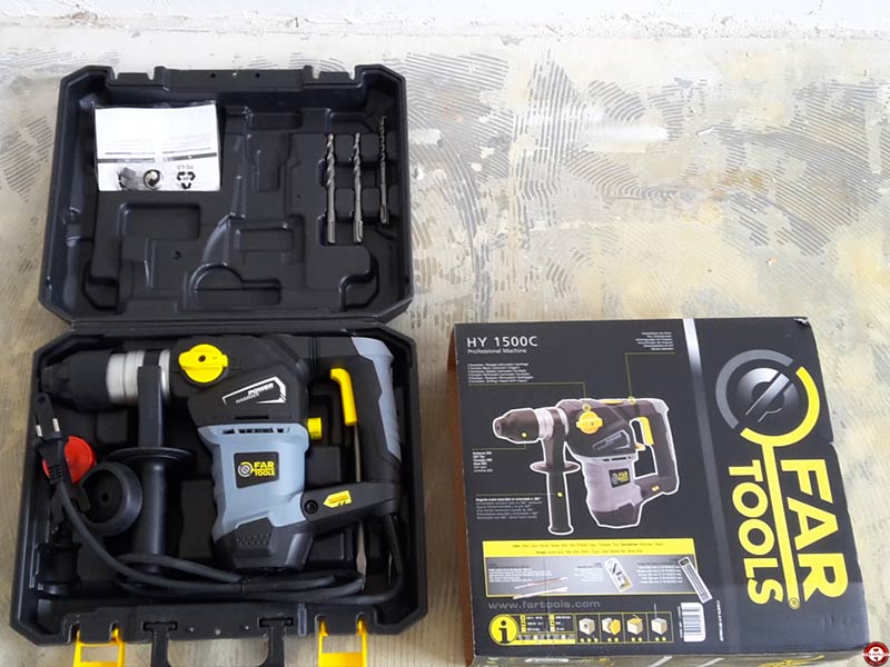 Marteau perforateur Far Tools HY 1500C © Zone Outillage Marteau perforateur Far Tools HY 1500C © Zone Outillage