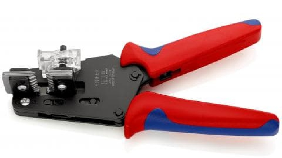 Pince à dénuder de précision avec couteaux de forme KNIPEX 12 12 06 Pince à dénuder de précision avec couteaux de forme KNIPEX 12 12 06