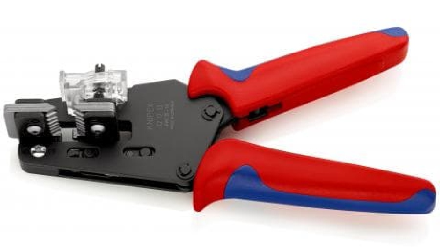Pince à dénuder de précision avec couteaux de forme KNIPEX 12 12 13