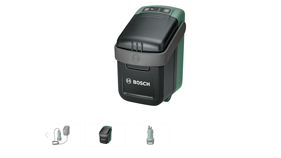 Pompe pour récupérateur d'eau GardenPump 18 Solo Bosch